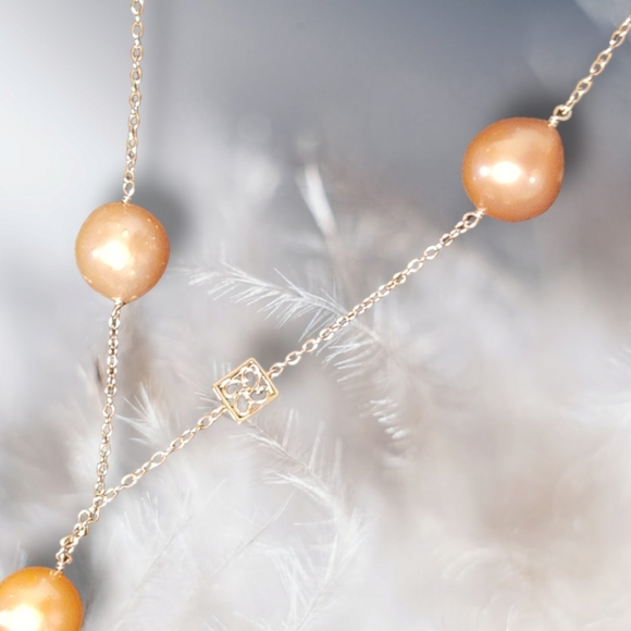 🔥PRICE CUT🔥NWT BAROQUE PEARL LAYERED RHODIUM OVER STERLING SILVER NECKLACE - Picture 14 of 16